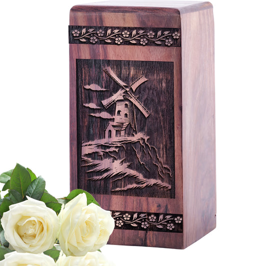 windmill Urn Size 5 Inch 5”(H) x 3”(W) x 3”(L)