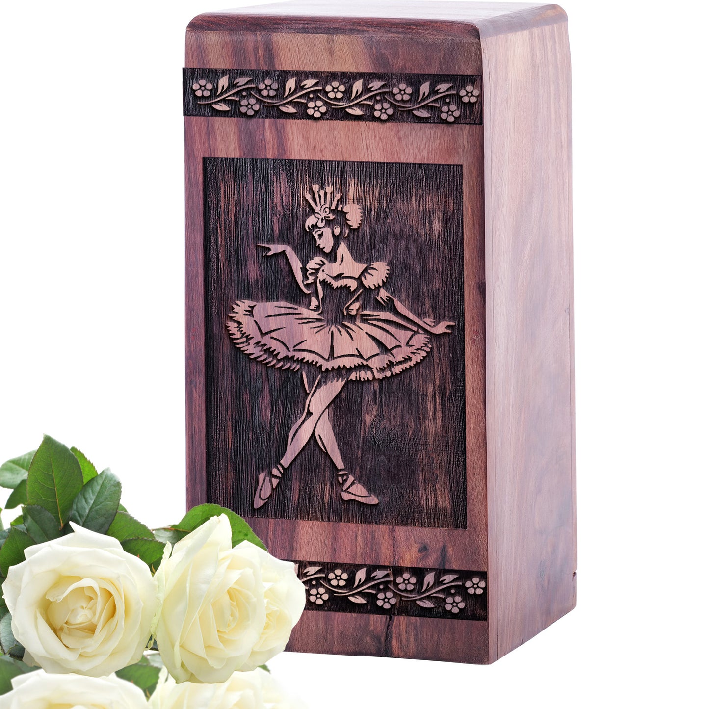 ballet shoes Urn Size 5 Inch 5”(H) x 3”(W) x 3”(L)