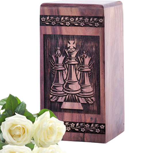chess Urn Size 5 Inch 5”(H) x 3”(W) x 3”(L)