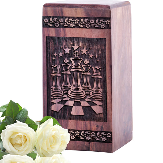 chess Urn Size 5 Inch 5”(H) x 3”(W) x 3”(L)