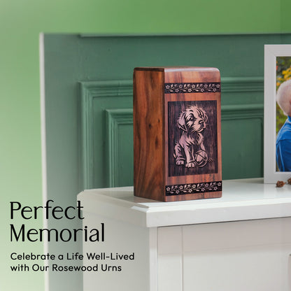 puppies Urn Size 11.25 Inch 11.25”(H) x 6.25”(W) x 6.25”(L)