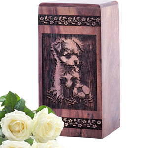 puppies Urn Size 5(H)x3(W)x3(L)Inches