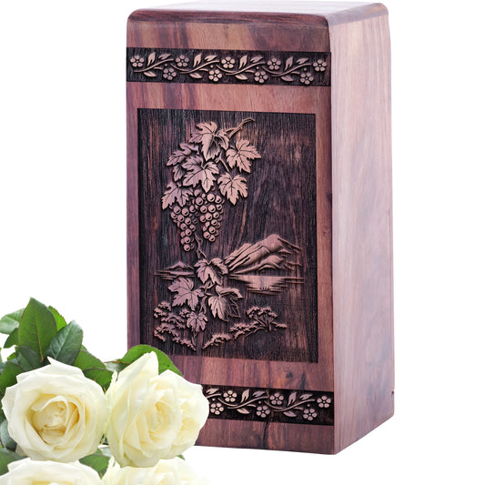 vineyard Urn Size 5 Inch 5”(H) x 3”(W) x 3”(L)