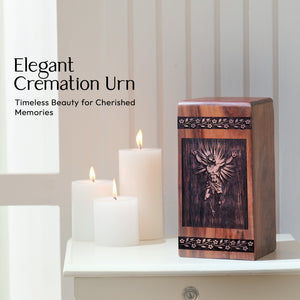 Crucifixion of jesus Urn Size 10(H)x5.5(W)x5.5(L)Inches