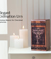 Crucifixion of jesus Urn Size 10(H)x5.5(W)x5.5(L)Inches