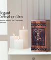 Beautiful Medium Wooden Crucifixion of Jesus Cremation Urn