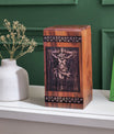 Crucifixion of jesus Urn Size 14(H)x7.5(W)x7.5(L)