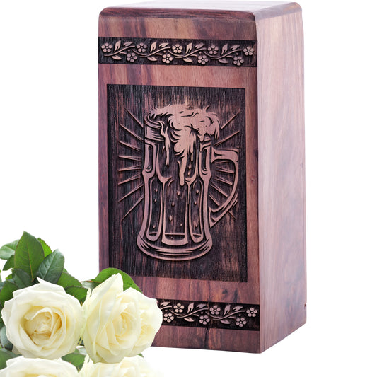 BEER Urn Size 5 Inch 5”(H) x 3”(W) x 3”(L)