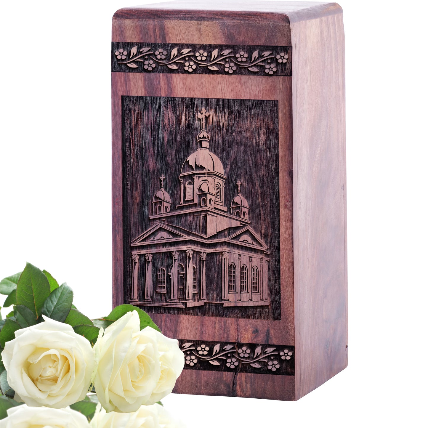 church Urn Size 5 Inch 5”(H) x 3”(W) x 3”(L)