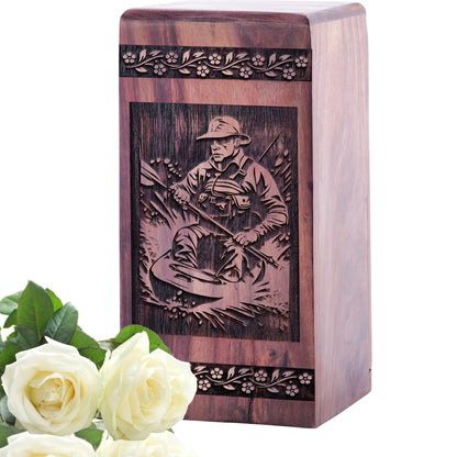 KAYAKING Urn Size 5 Inch 5”(H) x 3”(W) x 3”(L)