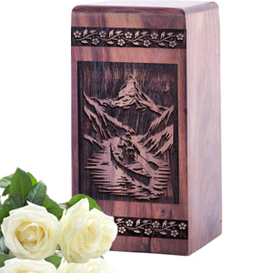 KAYAKING Urn Size 5(H)x3(W)x3(L)Inches