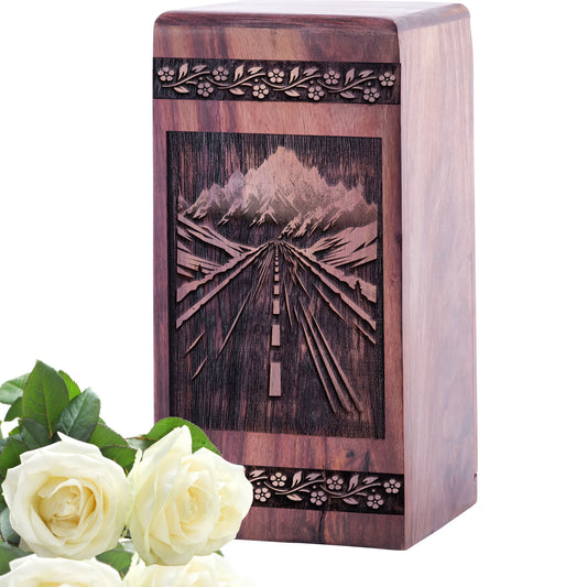 road Urn Size 5 Inch 5”(H) x 3”(W) x 3”(L)