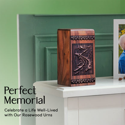 road Urn Size 11.25 Inch 11.25”(H) x 6.25”(W) x 6.25”(L)