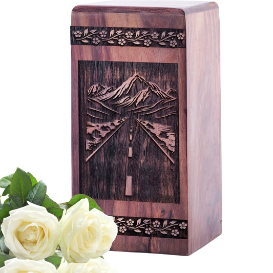 road Urn Size 5 Inch 5”(H) x 3”(W) x 3”(L)