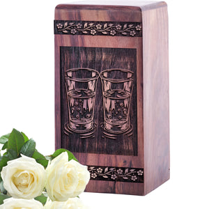 vodka Urn Size 5(H)x3(W)x3(L)Inches