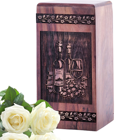 wine Urn Size 5 Inch 5”(H) x 3”(W) x 3”(L)