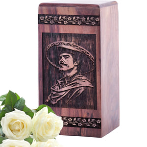 Mexican Fiestas Urn Size 5(H)x3(W)x3(L)Inches