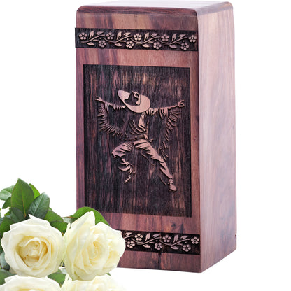 Mexican Fiestas Urn Size 5 Inch 5”(H) x 3”(W) x 3”(L)