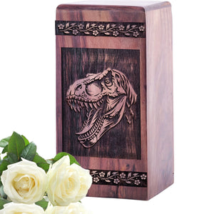 Handcrafted Wooden Cremation Urn with Off-Roading Wood Box