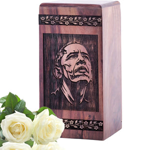 Unique Wooden President Cremation Urn for Human Ashes Box