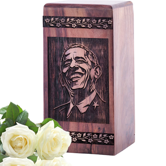 president Urn Size 5 Inch 5”(H) x 3”(W) x 3”(L)