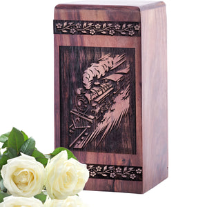 railroads Urn Size 5(H)x3(W)x3(L)Inches