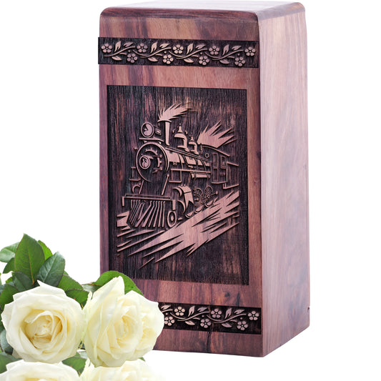 railroads Urn Size 5 Inch 5”(H) x 3”(W) x 3”(L)
