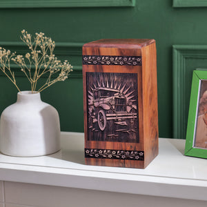 Vintage Car Urn Size 14(H)x7.5(W)x7.5(L)