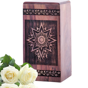 chakra energy Urn Size 5(H)x3(W)x3(L)Inches
