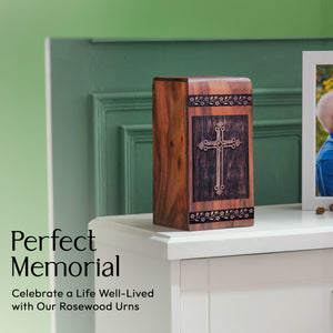 christian icons Urn Size 11.25(H)x6.25(W)x6.25(L)Inches