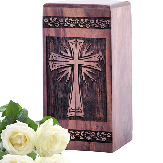 christian icons Urn Size 5 Inch 5”(H) x 3”(W) x 3”(L)