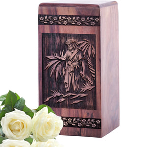 christian icons Urn Size 5(H)x3(W)x3(L)Inches