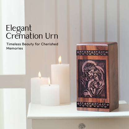 christian icons Urn Size 10 Inch 10”(H) x 5.5”(W) x 5.5”(L)