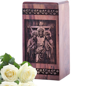 christian icons Urn Size 5(H)x3(W)x3(L)Inches