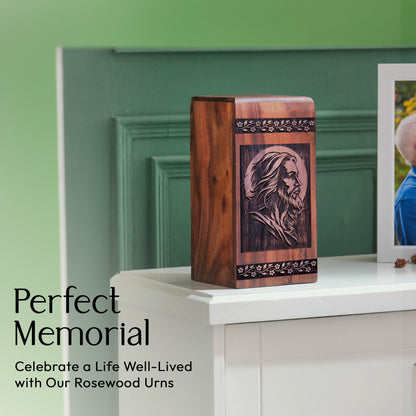 jesus Urn Size 11.25 Inch 11.25”(H) x 6.25”(W) x 6.25”(L)