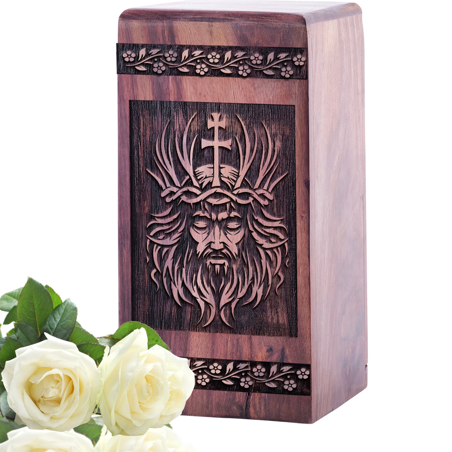 jesus Urn Size 5 Inch 5”(H) x 3”(W) x 3”(L)