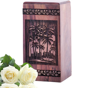 miami Urn Size 5(H)x3(W)x3(L)Inches