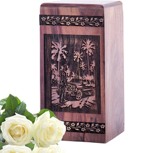 miami Urn Size 5(H)x3(W)x3(L)Inches