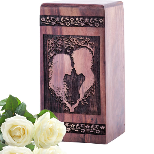 couple Urn Size 5 Inch 5”(H) x 3”(W) x 3”(L)