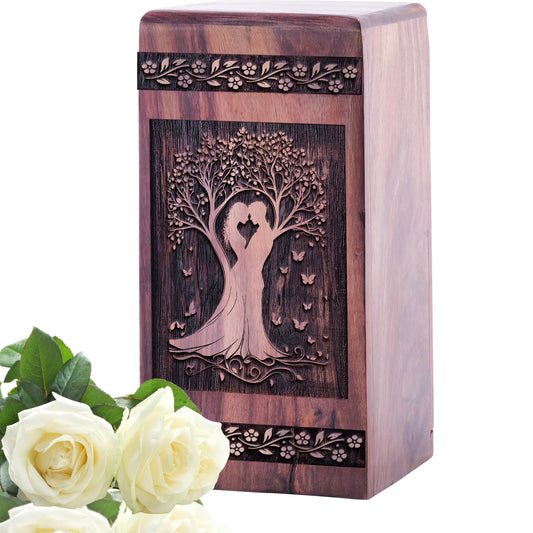 couple Urn Size 5 Inch 5”(H) x 3”(W) x 3”(L)