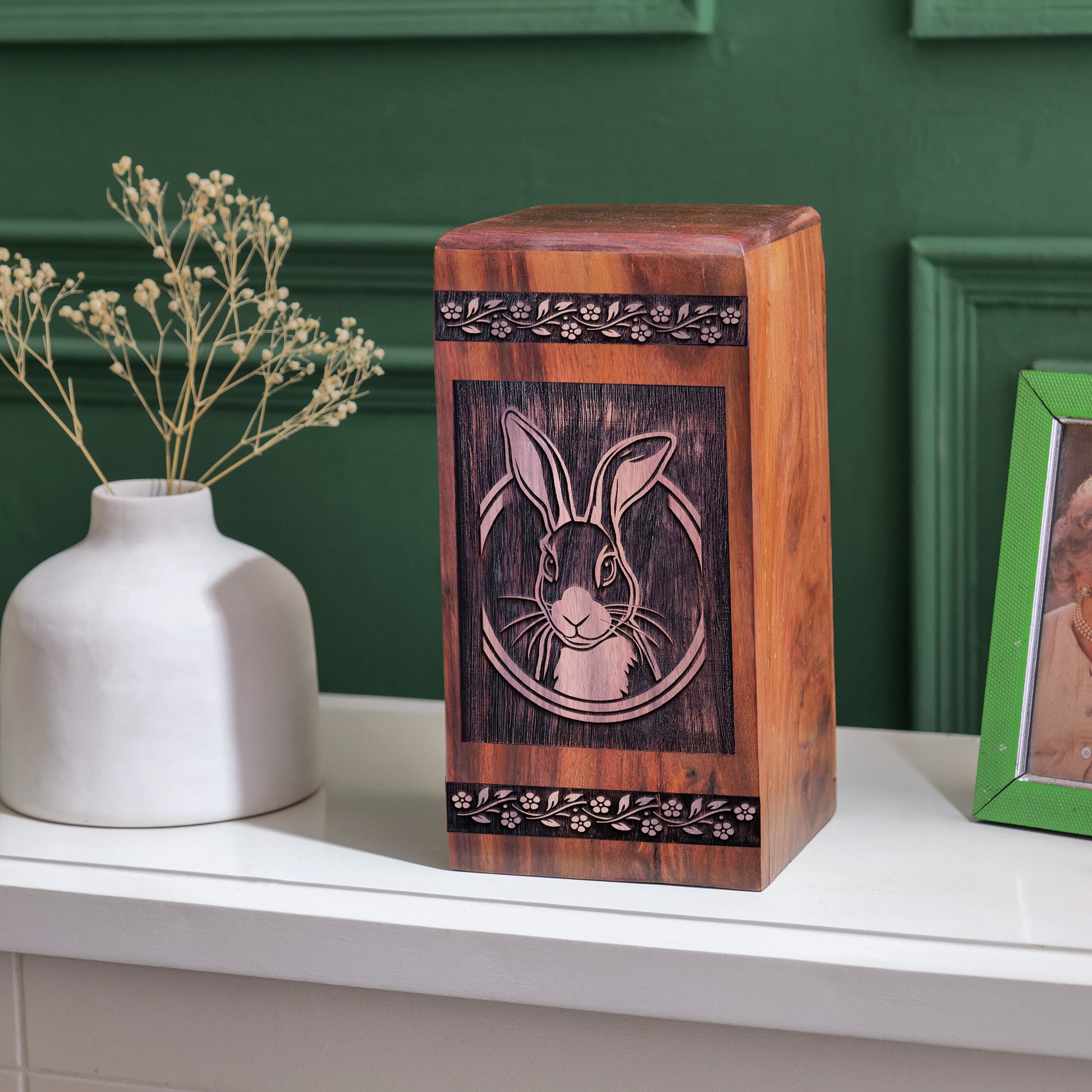 rabbit Urn Size 14 Inch 14”(H) x 7.5”(W) x 7.5”(L)