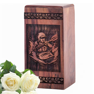 Kayak Adventure Urn Size 5(H)x3(W)x3(L)Inches