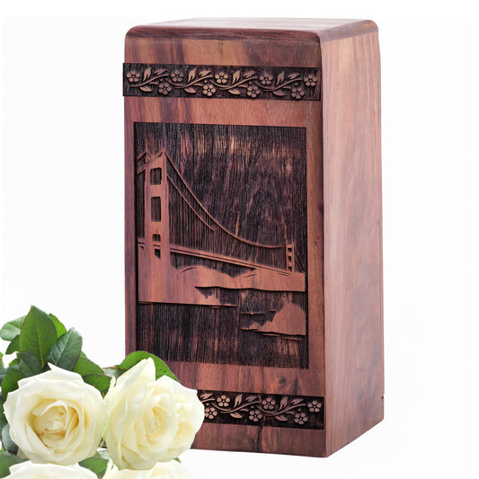 Golden Gate Bridge Urn Size 5 Inch 5”(H) x 3”(W) x 3”(L)