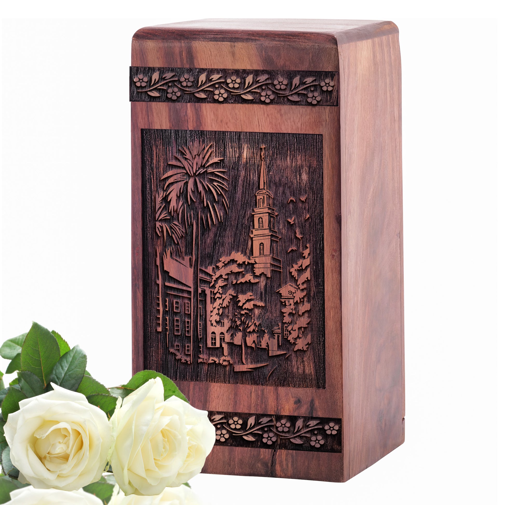 charch Urn Size 5 Inch 5”(H) x 3”(W) x 3”(L)