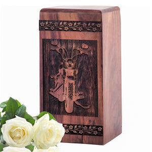 Small Wooden Bullet Urn for Cremation Ashes