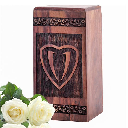 logo Urn Size 5 Inch 5”(H) x 3”(W) x 3”(L)