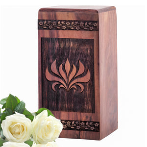 logo Urn Size 5(H)x3(W)x3(L)Inches