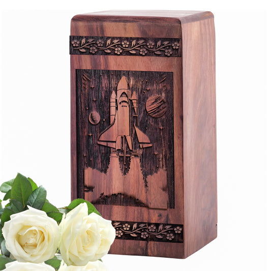 rocket Urn Size 5 Inch 5”(H) x 3”(W) x 3”(L)