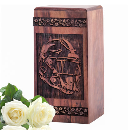 helmate Urn Size 5 Inch 5”(H) x 3”(W) x 3”(L)