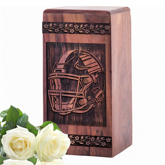 helmate Urn Size 5 Inch 5”(H) x 3”(W) x 3”(L)